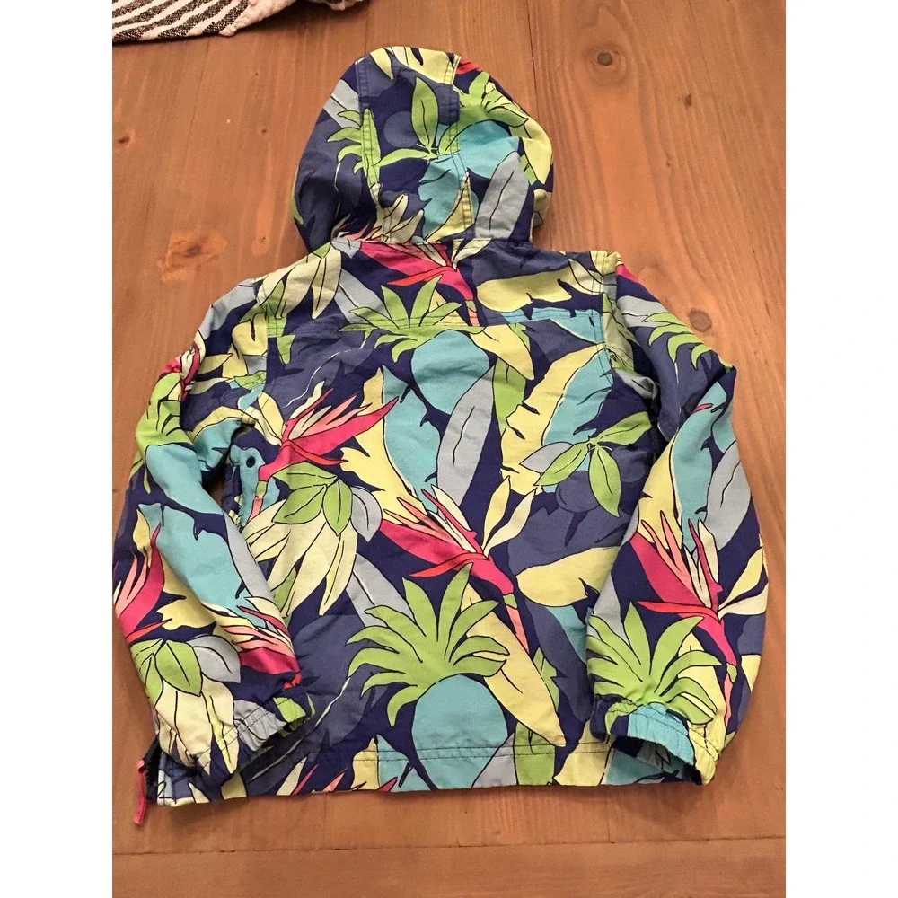 Cc25 Vineyard Vines La Palmerie Island‎ Anorak rain jacket sz 6 boys kids